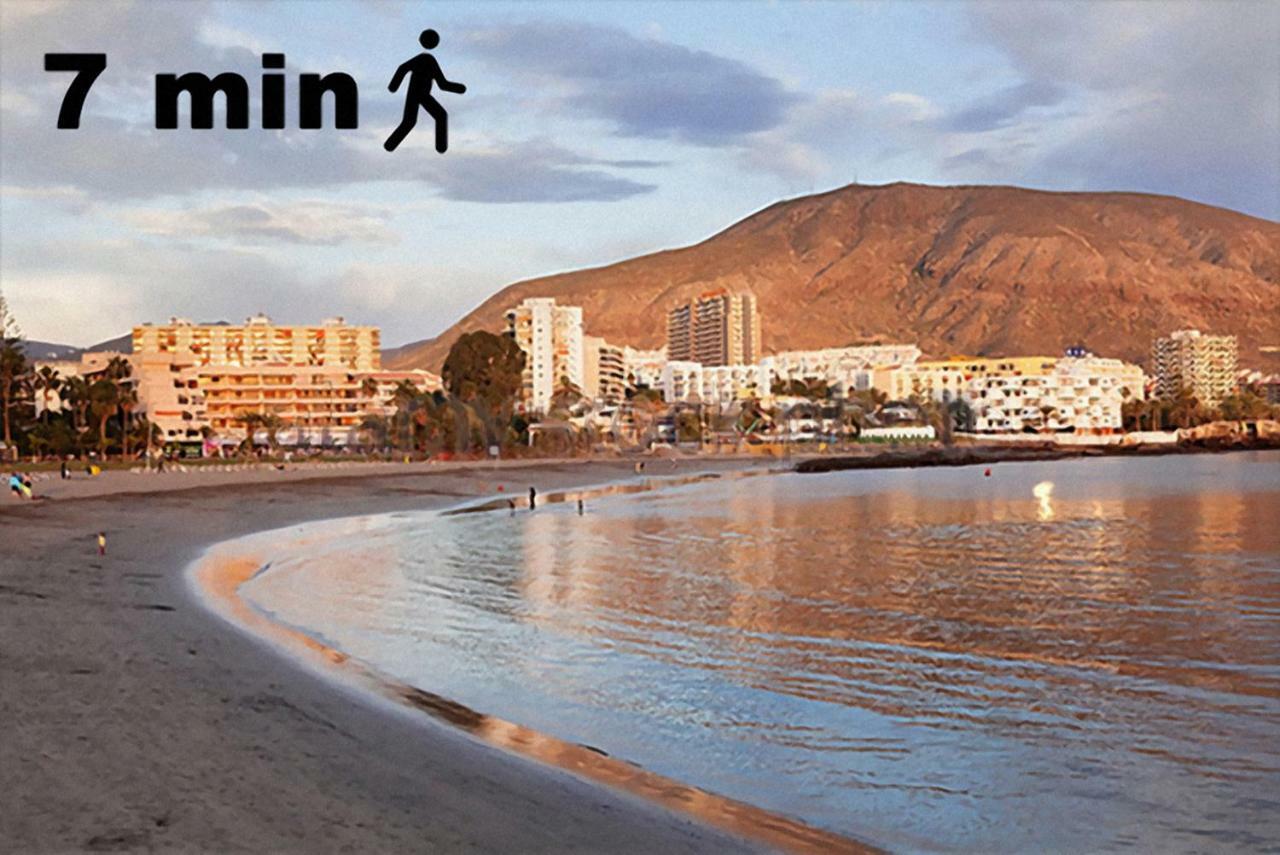 Jardin Canario Primera Linea De Playa Los Cristianos  Eksteriør billede