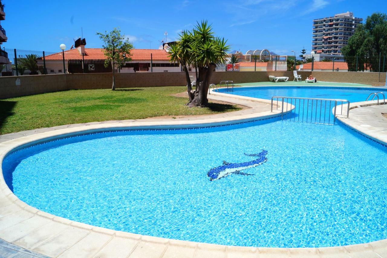 Jardin Canario Primera Linea De Playa Los Cristianos  Eksteriør billede